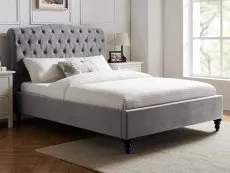 Limelight  Limelight Rosa 6ft Super King Size Light Grey Fabric Bed Frame