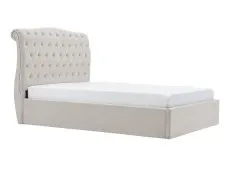 Limelight  Limelight Rosa 4ft6 Double Natural Fabric Ottoman Bed Frame