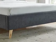 Limelight  Limelight Tasya 5ft King Size Dark Grey Fabric Bed Frame