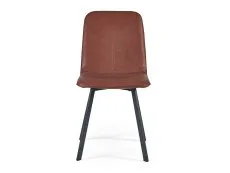 Julian Bowen Julian Bowen Goya Set of 2 Brown Faux Leather Dining Chairs