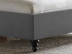Limelight  Limelight Rosa 5ft King Size Dark Grey Fabric Bed Frame