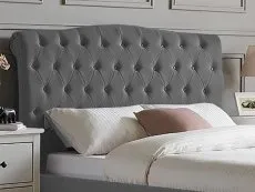 Limelight  Limelight Rosa 6ft Super King Size Dark Grey Fabric Bed Frame