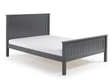 Limelight  Limelight Taurus 5ft King Size Dark Grey Wooden Bed Frame (High Footend)