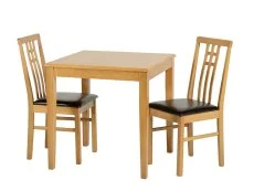 Seconique Seconique Vienna Oak Dining Table and 2 Chair Set