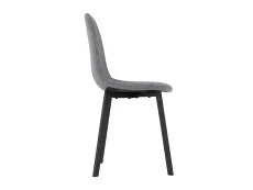 Seconique Seconique Berlin Set of 4 Grey Fabric Dining Chairs