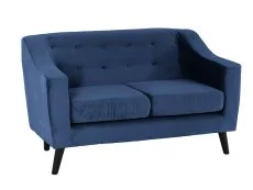 Seconique Seconique Ashley Blue Velvet 2 Seater Sofa
