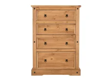 Seconique Seconique Corona Pine 4 Drawer Chest of Drawers