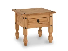 Seconique Seconique Corona Pine 1 Drawer Wooden Lamp Table