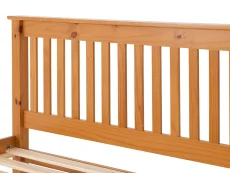Seconique Seconique Monaco 5ft King Size Antique Pine Wooden Bed Frame (Low Footend)