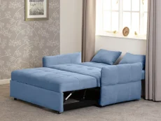 Seconique Seconique Chelsea Blue Fabric Sofa Bed
