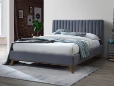Time Living Time Living Albany 4ft6 Double Dark Grey Fabric Bed Frame