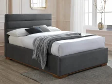 Time Living Time Living Mayfair 4ft6 Double Dark Grey Fabric Ottoman Bed Frame