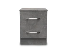 Welcome Welcome Avon 2 Drawer Small Bedside Table (Assembled)