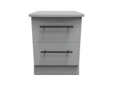 Welcome Beverley 2 Drawer Small Bedside Table (Assembled)