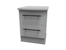 Welcome Welcome Beverley 2 Drawer Small Bedside Table (Assembled)