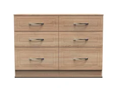 Welcome Dorset 6 Drawer Midi Chest of Drawers (Assembled)