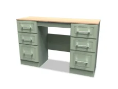 Welcome Welcome Kent Double Pedestal Dressing Table (Assembled)
