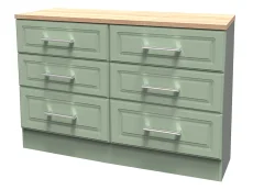 Welcome Welcome Kent 6 Drawer Midi Chest of Drawers (Assembled)