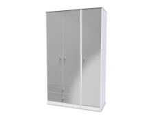Welcome Welcome Padstow 3 Door 2 Drawer Tall Triple Wardrobe (Assembled)