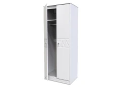 Welcome Welcome San Jose 2 Door Tall Double Wardrobe (Assembled)