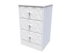 Welcome Welcome San Jose 3 Drawer Bedside Table (Assembled)