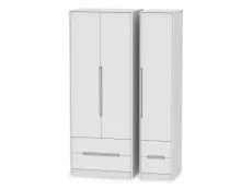 Welcome Welcome Monaco 3 Door 4 Drawer Tall Triple Wardrobe (Assembled)