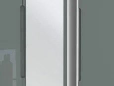 Welcome Welcome Monaco Gloss 3 Door 2 Drawer Tall Mirrored Triple Wardrobe (Assembled)