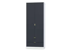 Welcome Welcome Linear 2 Door 2 Drawer Tall Double  Wardrobe (Assembled)