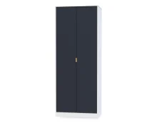 Welcome Welcome Linear 2 Door Tall Double Wardrobe (Assembled)