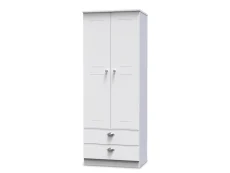 Welcome Welcome Victoria 2 Door 2 Drawer Tall Double Wardrobe (Assembled)
