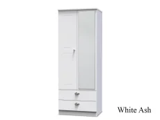 Welcome Welcome Victoria 2 Door 2 Drawer Tall Mirrored Double Wardrobe (Assembled)
