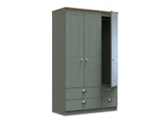 Welcome Welcome Victoria 3 Door 4 Drawer Tall Triple Wardrobe (Assembled)