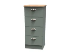 Welcome Welcome Victoria 4 Drawer Bedside Table (Assembled)