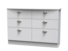 Welcome Welcome Victoria 6 Drawer Midi Chest of Drawers (Assembled)