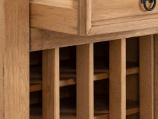 Seconique Seconique Corona Pine 1 Drawer Wine Cabinet