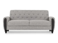 Seconique Seconique Chester Grey Fabric 3 Seater + 2 Seater Sofa Set