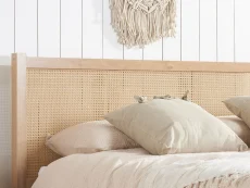 Birlea Furniture & Beds Birlea Croxley 5ft King Size Rattan and Oak Wooden Bed Frame