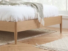 Birlea Furniture & Beds Birlea Jesper 4ft6 Double Oak Wooden Bed Frame
