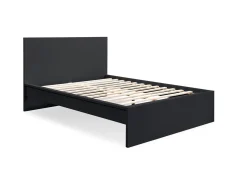 Birlea Furniture & Beds Birlea Oslo 4ft6 Double Black Wooden Bed Frame
