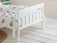 Birlea Furniture & Beds Birlea Oxford 3ft Single White Wooden Bed Frame