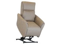 PICK4U PICK4U Richmond Dual Motor Taupe Faux Leather Riser Recliner Chair