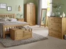Archers Langdale 4ft6 Double Pine Wooden Bed Frame