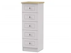 Welcome Welcome Vienna 5 Drawer Narrow Chest of Drawers (Assembled)