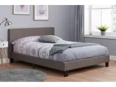 Birlea Furniture & Beds Birlea Berlin 5ft King Size Grey Fabric Bed Frame