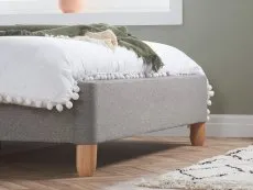 Birlea Furniture & Beds Birlea Stockholm 4ft Small Double Grey Fabric Bed Frame