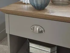 GFW GFW Kendal Light Grey and Oak 1 Drawer Bedside Table