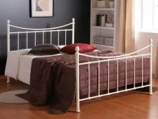 Time Living Time Living Alderley 4ft Small Double Ivory Metal Bed Frame
