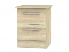 Welcome Welcome Contrast 2 Drawer Small Bedside Table (Assembled)