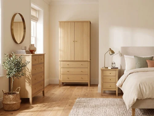 Core Henley Oak Bedroom Furniture