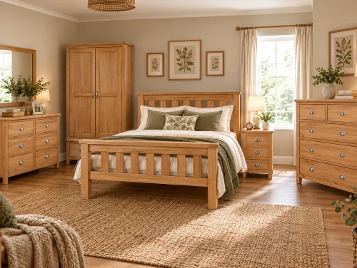 ASC Cairnmore Oak Assembled Bedroom Furniture ASC Cairnmore Oak Assembled Bedroom Furniture